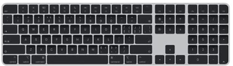 Apple Magic Keyboard With Touch ID & Numeric Keypad (A2520) - Black Keys,B